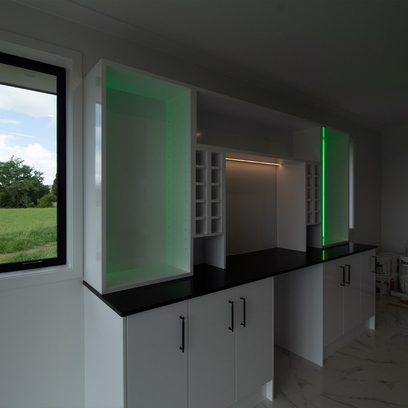 ecd builders kitchen green lights